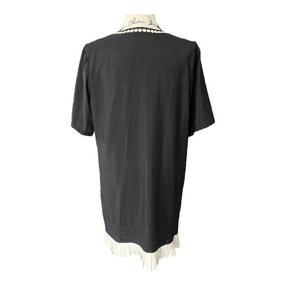 RSVP Women's Sheath Dress with Pom Pom Trim in Black  size 14 - Picture 4 of 10